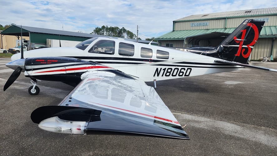 Aircraft refinishing services at Ace Aircraft Refinishing in Bartow, Florida